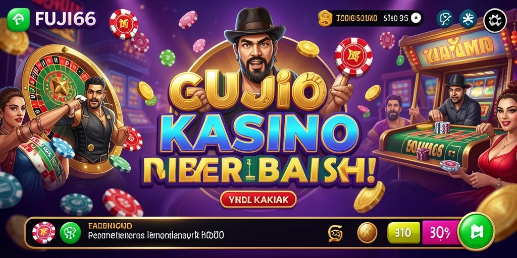 Tampilan screenshot utama FUJI66 menampilkan aksi seru permainan Kasino.