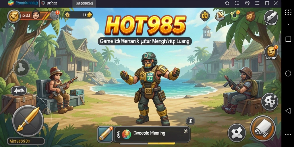 Tangkapan layar menampilkan karakter sedang bekerja dengan efisien dalam gameplay Idle.