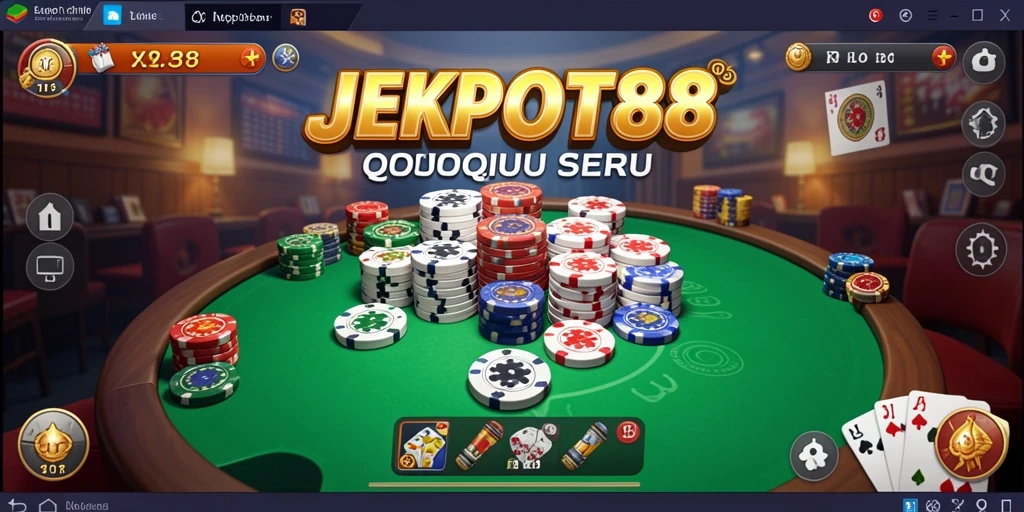 Tampilan gameplay QiuQiu yang menarik dan menghibur.