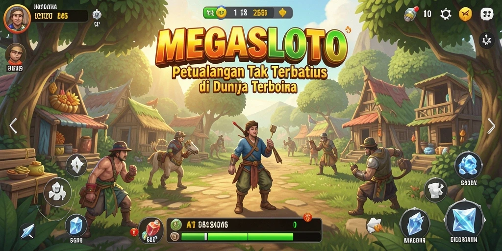Tampilan gameplay Open World yang menarik dari MEGASLOTO.