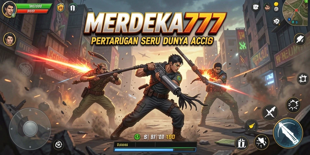 Tangkapan layar gameplay MERDEKA777 yang menampilkan aksi mendebarkan.