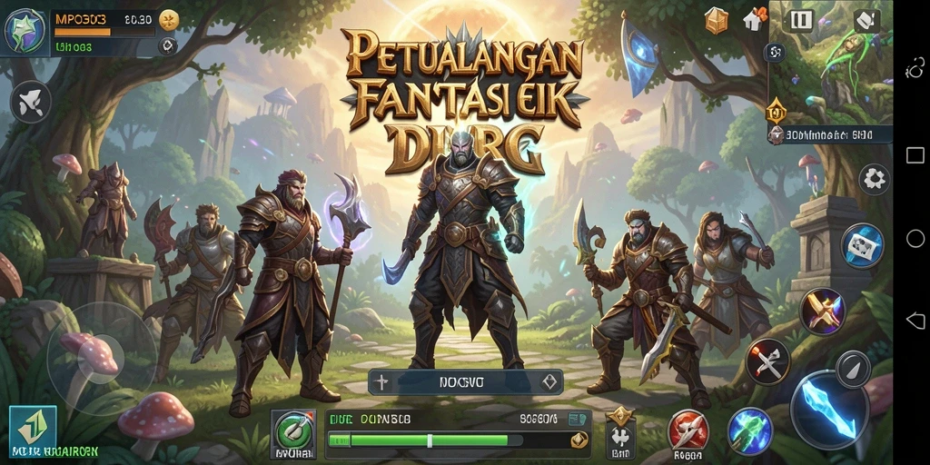 Screenshot gameplay MPO303 menampilkan petualangan epik dalam dunia RPG.