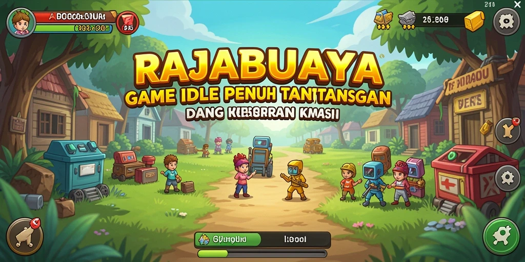 Tampilan menarik dari gameplay RAJABUAYA yang menyajikan keseruan Idle.